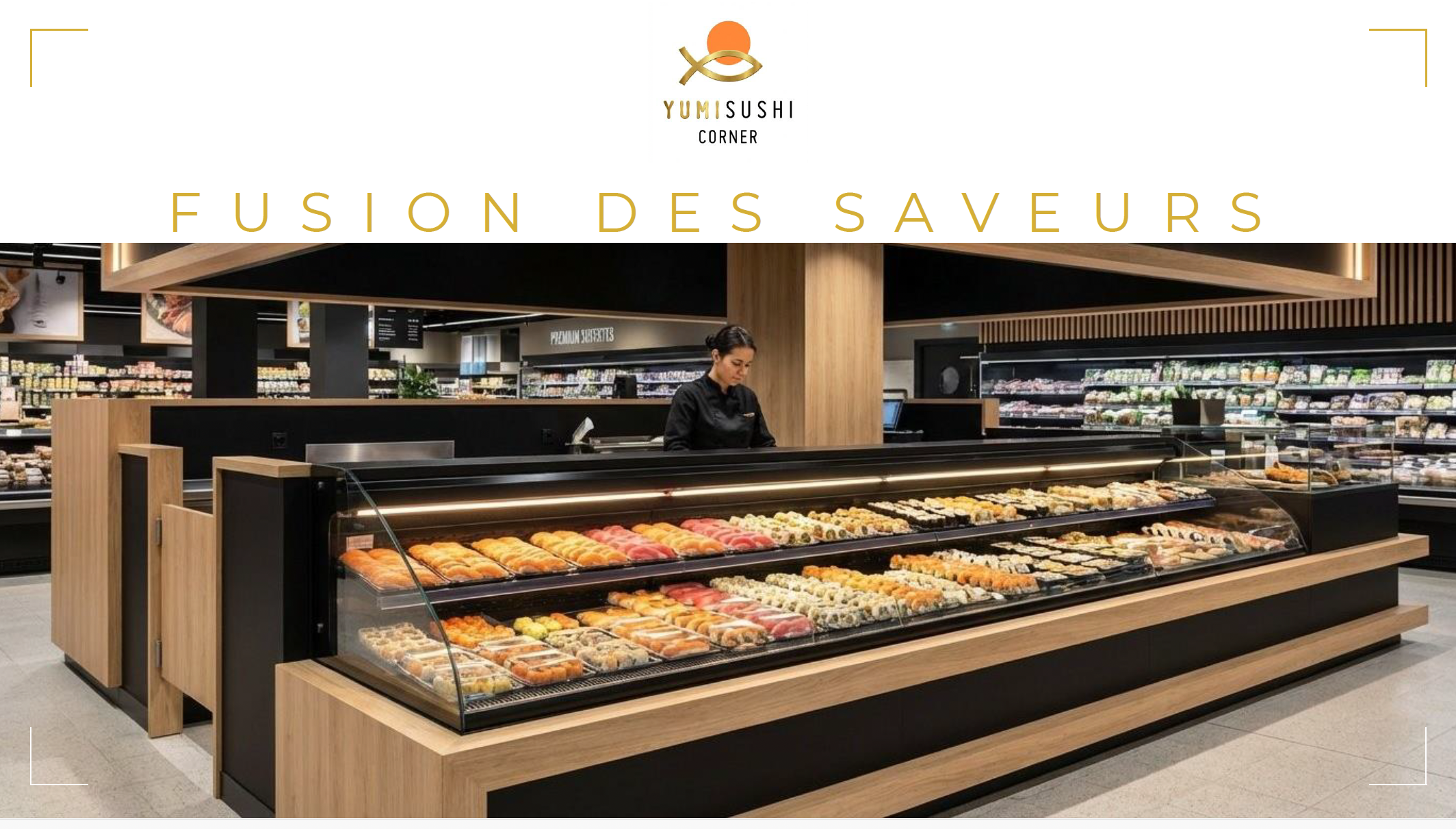 Kiosque à sushi une fusion des saveurs